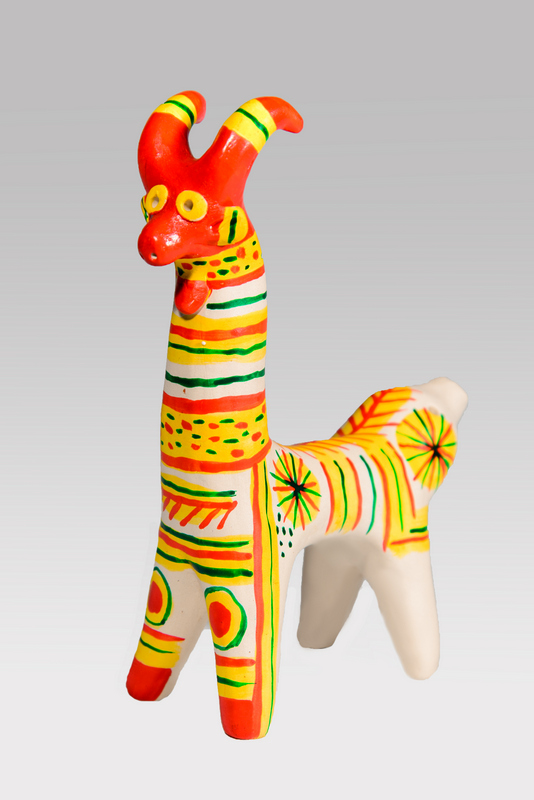 Филимоновская игрушка Коза Бежина И.Д.